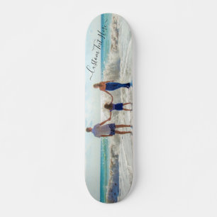 Aangepaste foto en tekst uw eigen ontwerp op maat skateboard