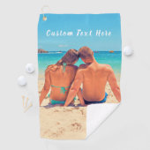 Aangepaste foto en tekst - Uw eigen ontwerp - Roma Golfhanddoek (Insitu)