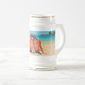 Aangepaste foto en tekst - Uw eigen ontwerp - Spec Bierpul (Voorkant rechts)