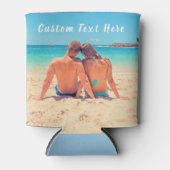 Aangepaste foto en tekst - Uw eigen ontwerp - Spec Blikjeskoeler (Voorkant)