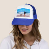 Aangepaste foto en tekst uw eigen ontwerp trucker  trucker pet (In situ)