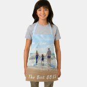 Aangepaste foto en tekst Uw ontwerp - Beste BOSS Schort (Insitu)