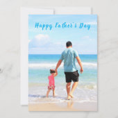 Aangepaste foto en tekst Vaderdag Kaart (Voorkant)