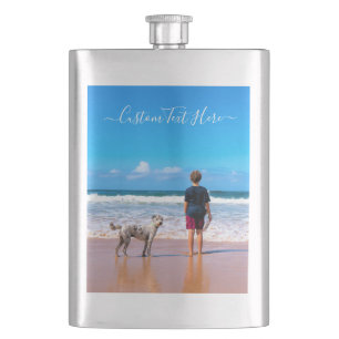 Aangepaste foto- en tekstfles met uw eigen ontwerp flacon