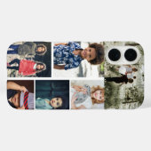 Aangepaste foto- en tekstfotocollage Case-Mate iPhone case (Achterkant (horizontaal))