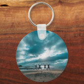 Aangepaste foto- en tekstfotocollage sleutelhanger (Achterkant)