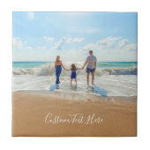 Aangepaste foto- en tekstkeramiek voor uw eigen on tegeltje (Voorkant)