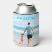 Aangepaste foto- en tekstKoelbox - Beste DAD ooit Blikjeskoeler (Blikje Achterkant)