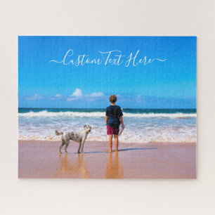 Aangepaste foto- en tekstpuzzel Uw eigen ontwerp Legpuzzel