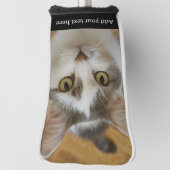 Aangepaste foto- en tekstverwerker golfheadcover (Draai 90)