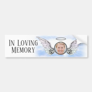 Aangepaste foto Engel Wings Car Magnet Bumpersticker