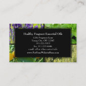 Aangepaste Foto Essential Oils Business Consultant Visitekaartje (Achterkant)