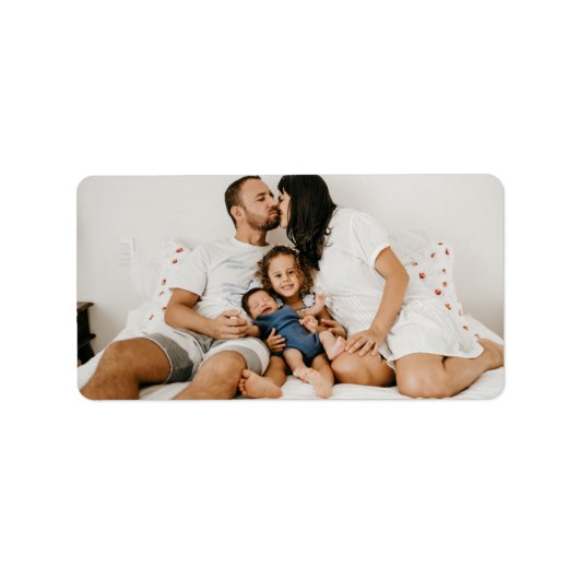 Aangepaste foto etiket (Voorkant)