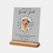 Aangepaste foto Eucalyptus Pet Weddenschap Boek Acryl Bord (Hoek)