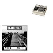 Aangepaste foto Ex Libris Bookplate Rubberstempel (Gestempeld)