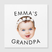 Aangepaste Foto Face Mom Oma Opa Verjaardag (Voorkant)