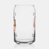 Aangepaste Foto Face Mom Oma Opa Verjaardag Blikvorm Glas (Links)