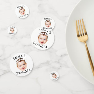 Aangepaste Foto Face Mom Oma Opa Verjaardag Confetti
