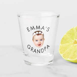 Aangepaste Foto Face Mom Oma Opa Verjaardag Shot Glas