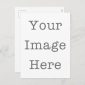 Aangepaste foto feestdagenkaart (Voorkant / Achterkant)