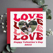 Aangepaste foto Fijne Valentijnsdag Feestdagenkaart