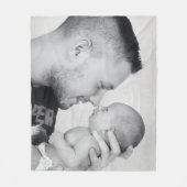 Aangepaste foto fleece deken (Voorkant)