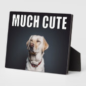 Aangepaste foto foto Funny Much Cute Meme Style Fotoplaat (Zijkant)