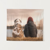 Aangepaste foto foto's wandkleed (Voorkant (horizontaal))