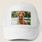 Aangepaste foto Gepersonaliseerd Afbeelding Trucker Pet (Voorkant)