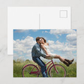Aangepaste foto gepersonaliseerd briefkaart (Voorkant / Achterkant)