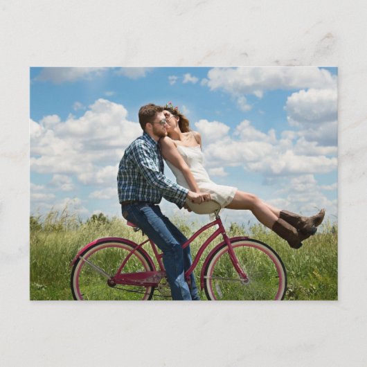Aangepaste foto gepersonaliseerd briefkaart (Voorkant)