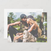 Aangepaste foto gepersonaliseerd briefkaart (Voorkant / Achterkant)