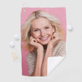 Aangepaste foto gepersonaliseerd golfhanddoek (Insitu)
