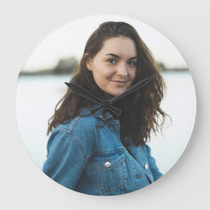 Aangepaste foto gepersonaliseerd grote klok