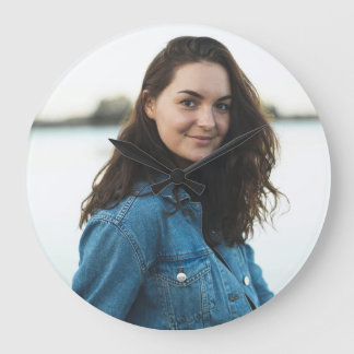 Aangepaste foto gepersonaliseerd grote klok
