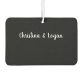 Aangepaste foto gepersonaliseerd hart gevormd luchtverfrisser (Achterkant)