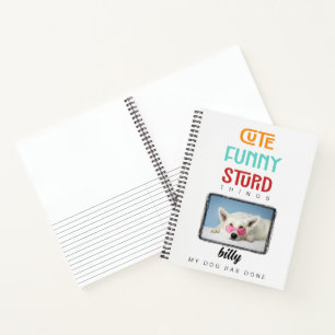 Aangepaste foto, gepersonaliseerd, modern, leuk, h notitieboek