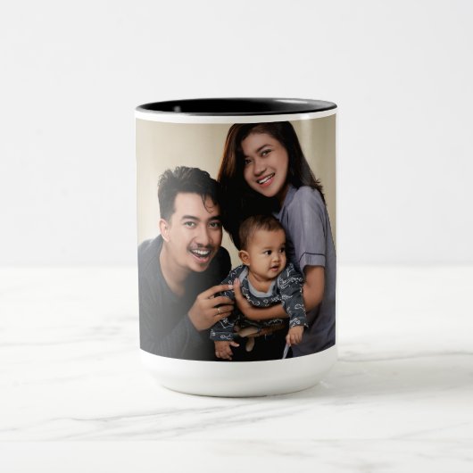 Aangepaste foto gepersonaliseerd mok (Midden)