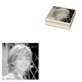 AANGEPASTE FOTO GEPERSONALISEERD RUBBER STEMPEL (Gestempeld)