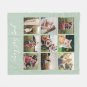 Aangepaste foto gepersonaliseerde Afbeelding colla Fleece Deken (Voorkant (Horizontaal))