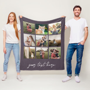 Aangepaste foto gepersonaliseerde Afbeelding colla Fleece Deken