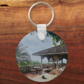 Aangepaste foto gepersonaliseerde foto sleutelhanger (Voorkant)