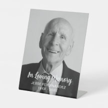 Aangepaste foto gepersonaliseerde herdenkingstribu