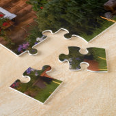 Aangepaste foto gepersonaliseerde legpuzzel (Zijkant)