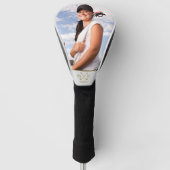 Aangepaste foto | Gepersonaliseerde Monogram Golf  Golfheadcover (Voorkant)