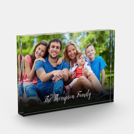 Aangepaste foto gepersonaliseerde scriptnaam (Links)