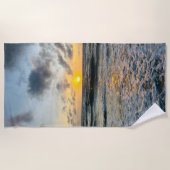 Aangepaste Foto Gepersonaliseerde Strandlakens (Voorkant)