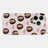 Aangepaste foto gezicht & cocktail | Gepersonalise Case-Mate iPhone Case (Achterkant (horizontaal))