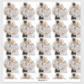 Aangepaste Foto Gezicht Die Cut Vinyl Waterdichte Sticker (Vel)