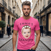 Aangepaste foto gezicht Moeder Oma Opa Verjaardag